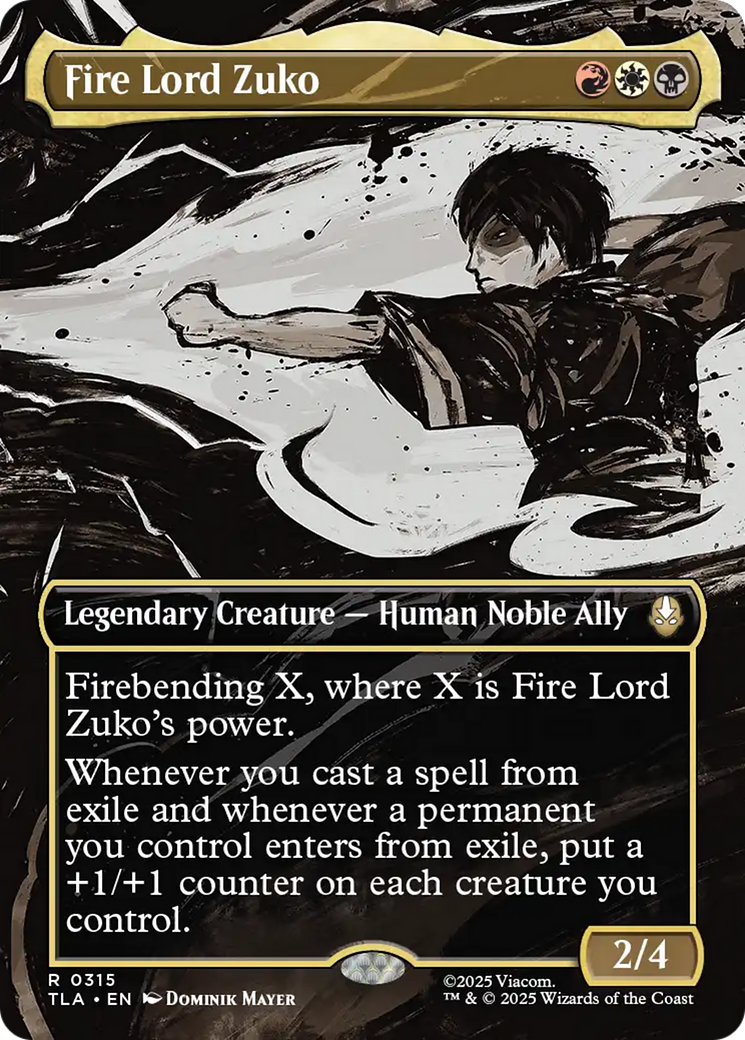 Fire Lord Zuko (Borderless) [Avatar: The Last Airbender] | Mega City Incorporated