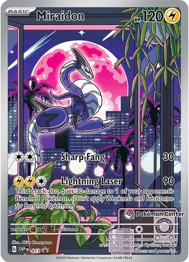 Miraidon (013) (Pokemon Center Exclusive) [Scarlet & Violet: Black Star Promos] | Mega City Incorporated