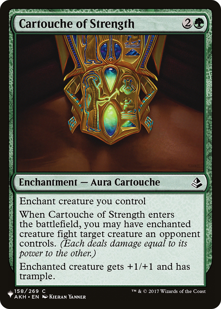 Cartouche of Strength [The List] | Mega City Incorporated