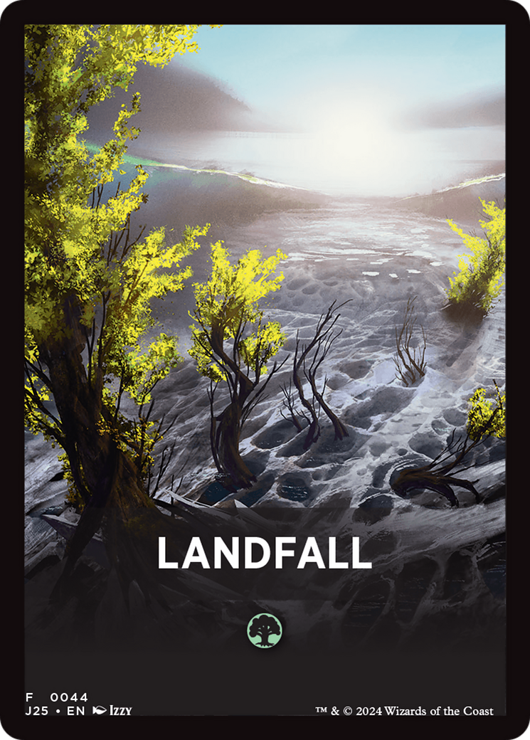 Landfall Theme Card [Foundations Jumpstart Front Cards] | Mega City Incorporated