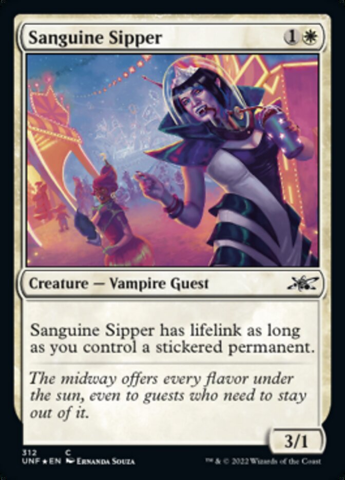 Sanguine Sipper (Galaxy Foil) [Unfinity] | Mega City Incorporated