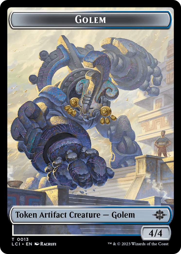 Golem Token [The Lost Caverns of Ixalan Tokens] | Mega City Incorporated