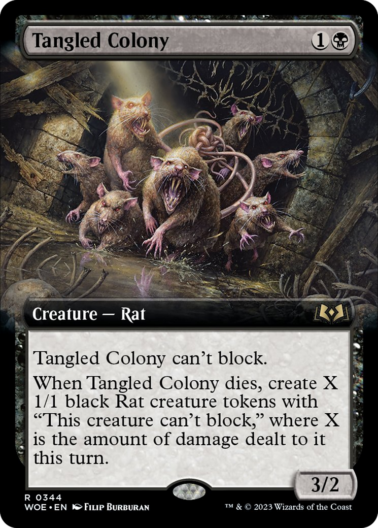 Tangled Colony (Extended Art) [Wilds of Eldraine] | Mega City Incorporated