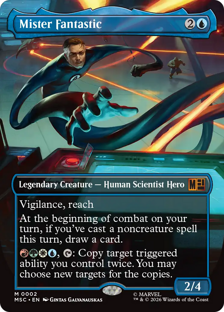 Mister Fantastic (Borderless) [Marvel Super Heroes Commander] | Mega City Incorporated