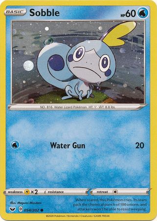 Sobble (054/202) (Cosmos Holo) [Sword & Shield: Base Set] | Mega City Incorporated