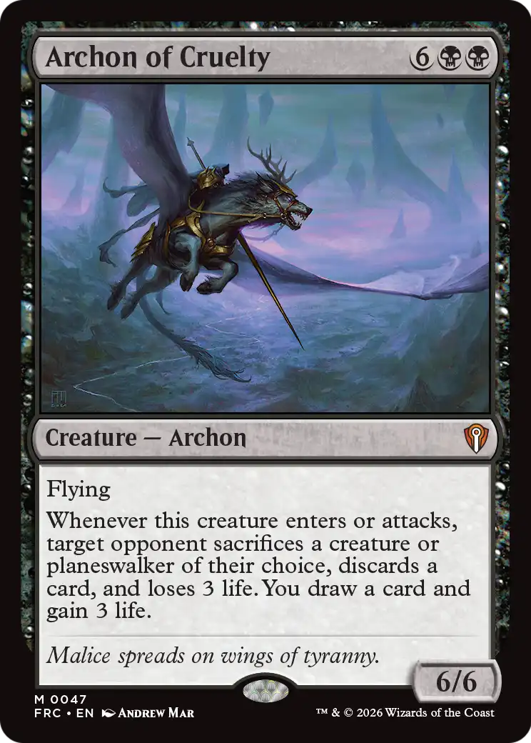 Archon of Cruelty [Reality Fracture Commander] | Mega City Incorporated