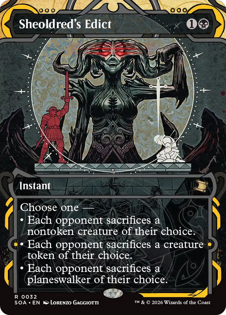 Sheoldred's Edict [Secrets of Strixhaven: Mystical Archive] | Mega City Incorporated