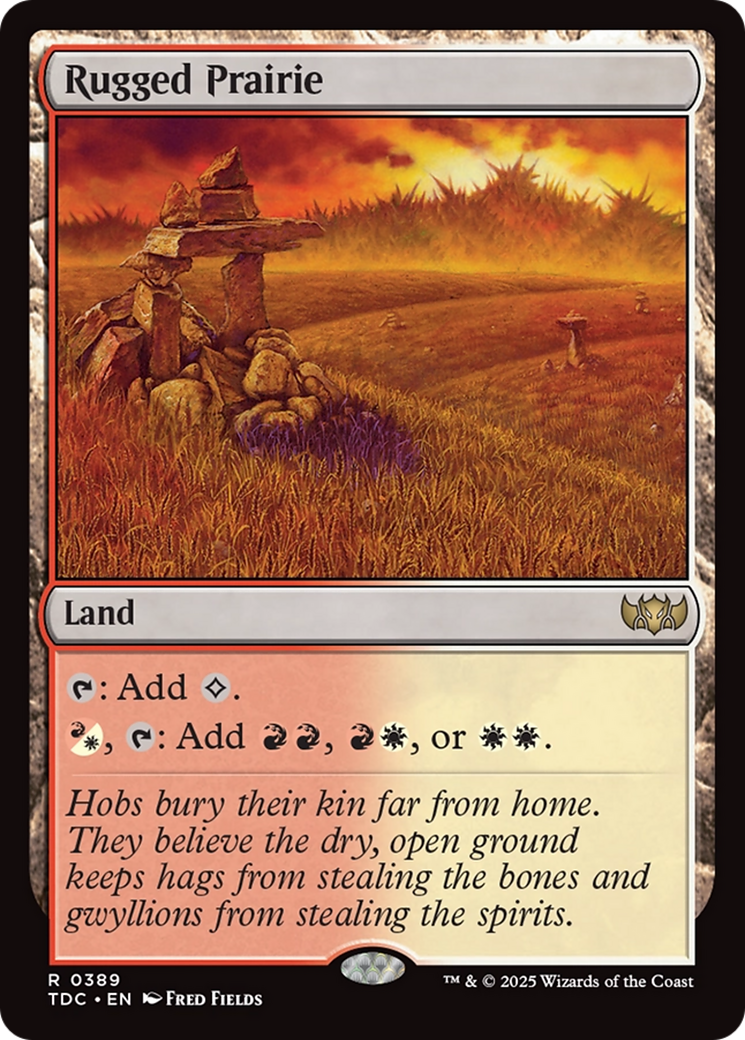 Rugged Prairie [Tarkir: Dragonstorm Commander] | Mega City Incorporated