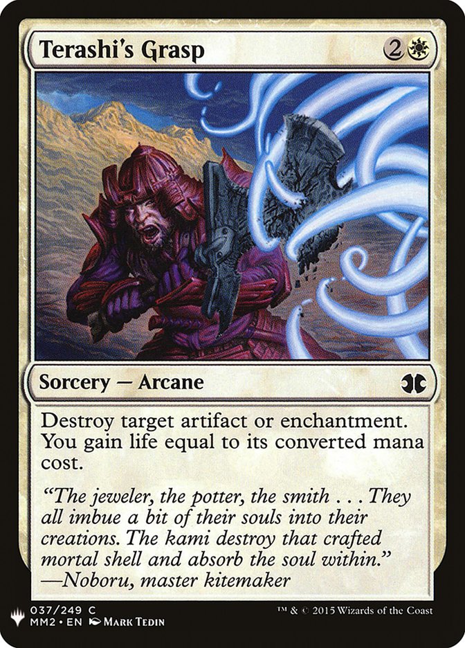 Terashi's Grasp [Mystery Booster] | Mega City Incorporated