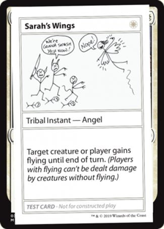 Sarah's Wings (2021 Edition) [Mystery Booster Playtest Cards] | Mega City Incorporated