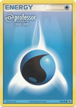 Water Energy (106/109) (2004 2005) [Professor Program Promos] | Mega City Incorporated