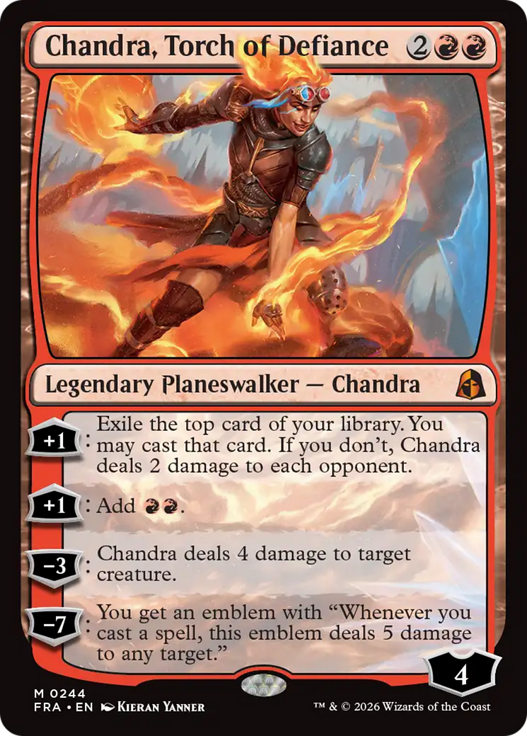 Chandra, Torch of Defiance [Reality Fracture] | Mega City Incorporated
