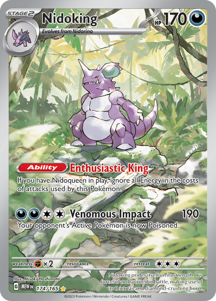 Nidoking (174/165) [Scarlet & Violet 151] | Mega City Incorporated