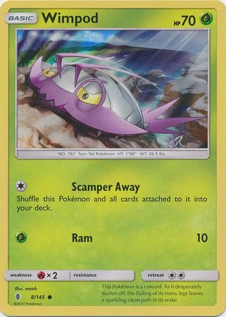 Wimpod (8/145) (Collection Promo) [Sun & Moon: Guardians Rising] | Mega City Incorporated