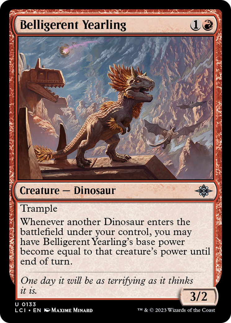 Belligerent Yearling [The Lost Caverns of Ixalan] | Mega City Incorporated