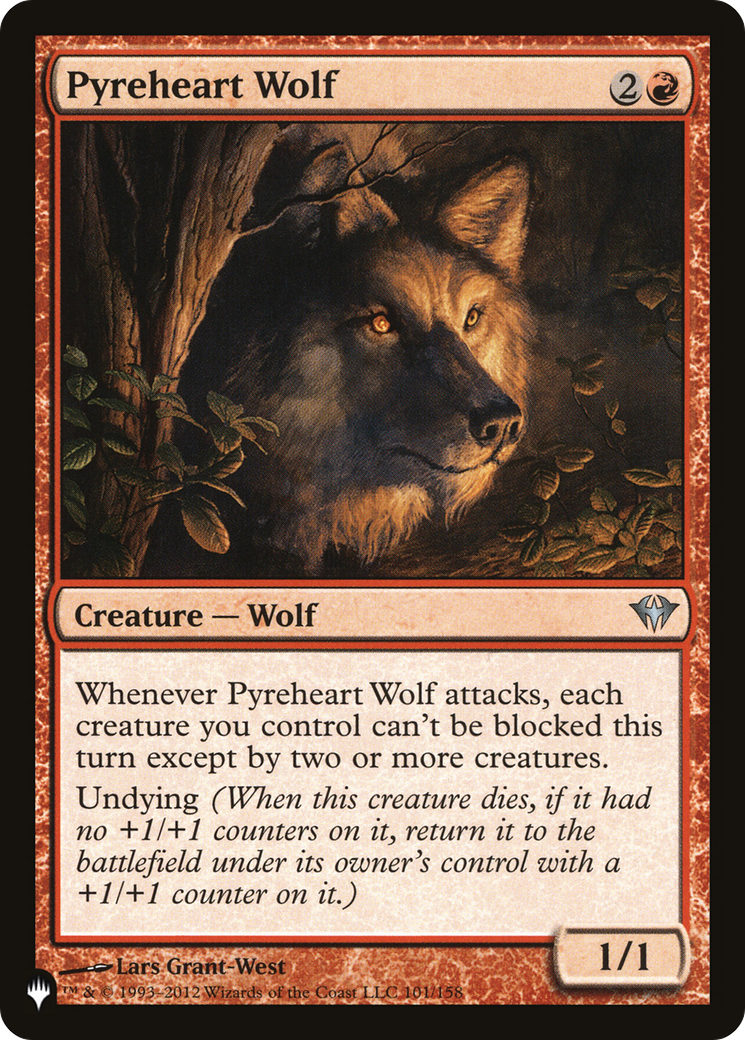 Pyreheart Wolf [The List] | Mega City Incorporated