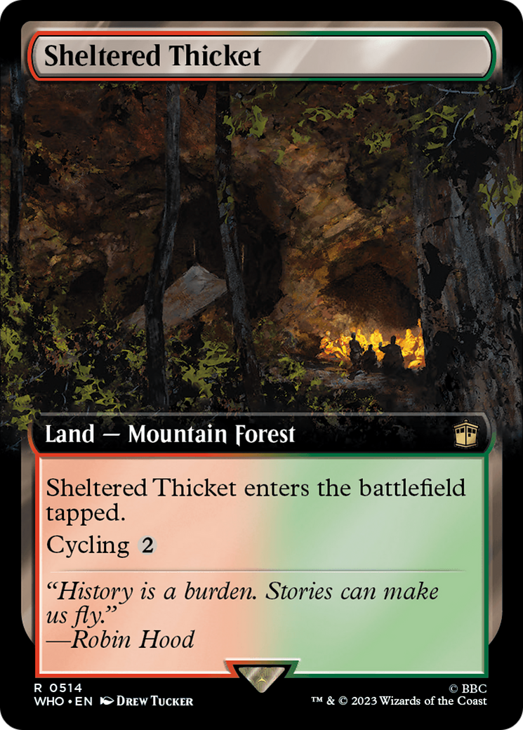 Sheltered Thicket (Extended Art) [Doctor Who] | Mega City Incorporated