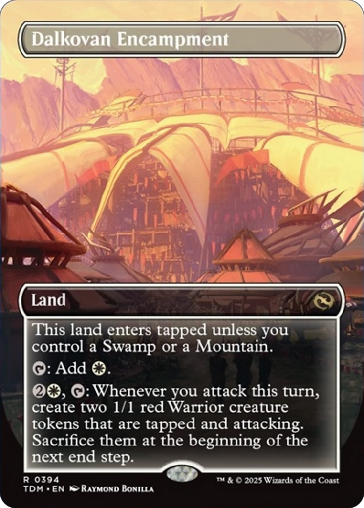 Dalkovan Encampment (Borderless) [Tarkir: Dragonstorm] | Mega City Incorporated