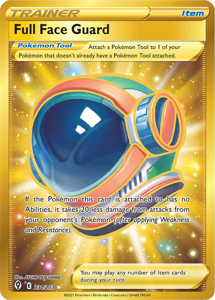 Full Face Guard (231/203) [Sword & Shield: Evolving Skies] | Mega City Incorporated
