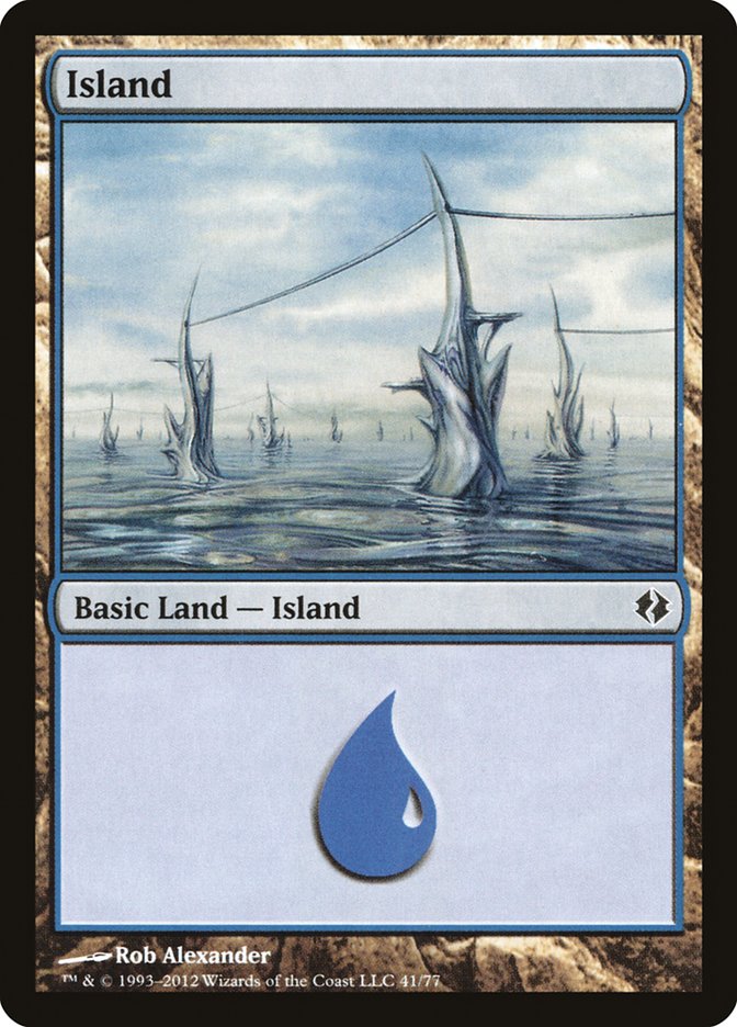 Island (41) [Duel Decks: Venser vs. Koth] | Mega City Incorporated