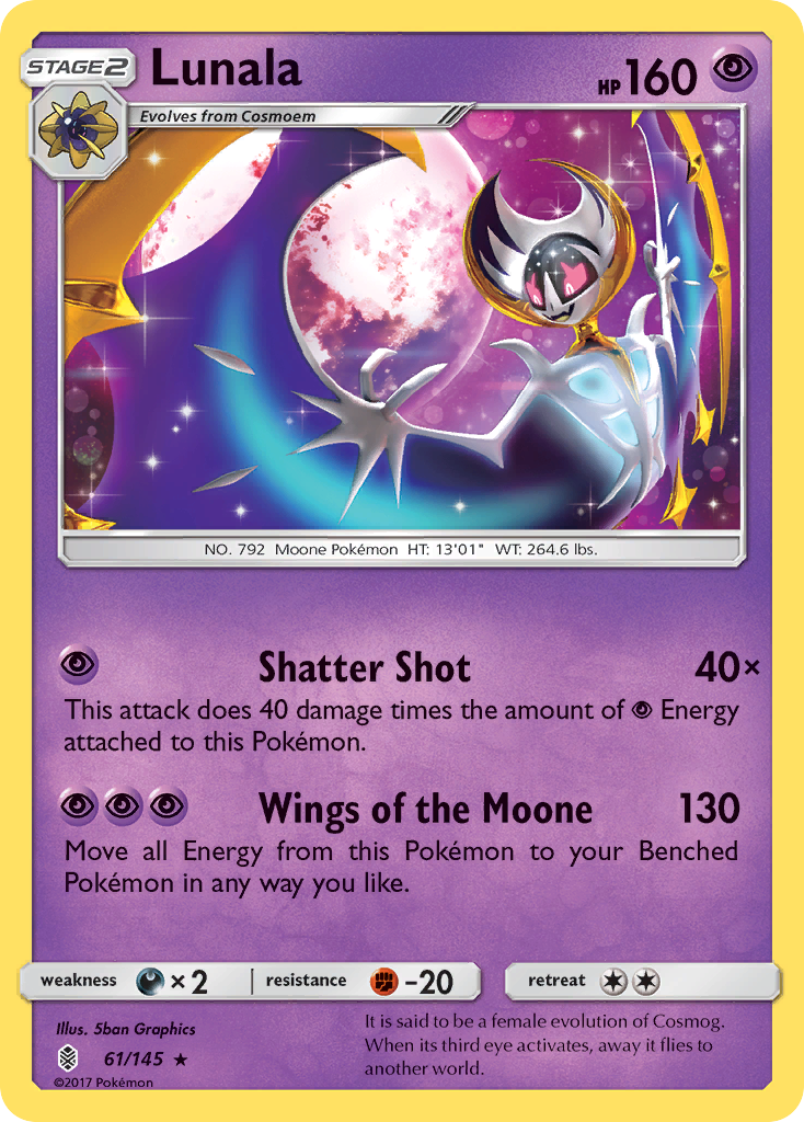 Lunala (61/145) [Sun & Moon: Guardians Rising] | Mega City Incorporated