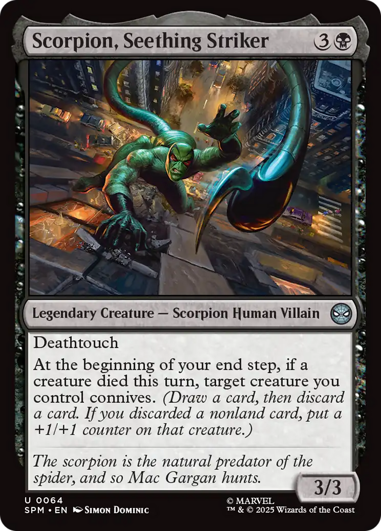 Scorpion, Seething Striker [Marvel's Spider-Man] | Mega City Incorporated