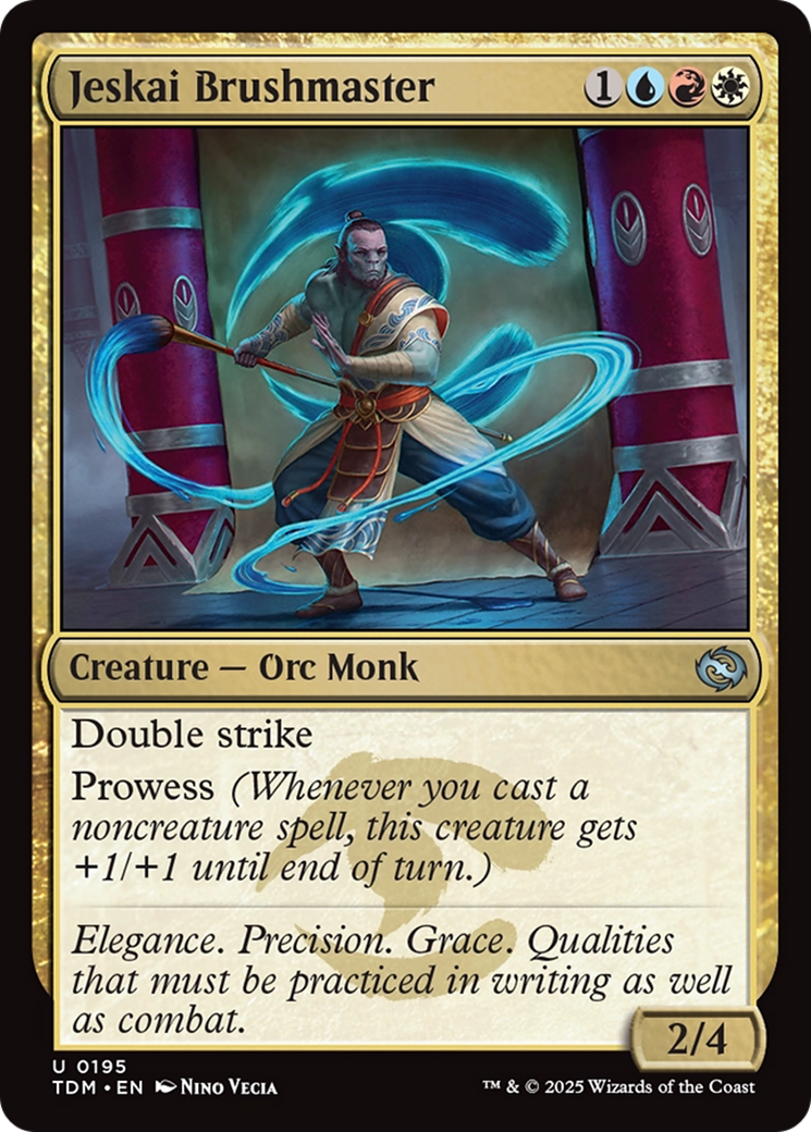 Jeskai Brushmaster [Tarkir: Dragonstorm] | Mega City Incorporated