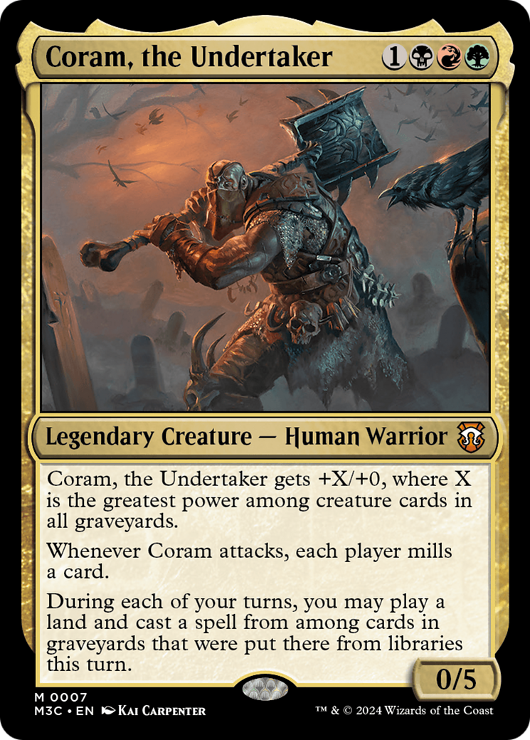 Coram, the Undertaker [Modern Horizons 3 Commander] | Mega City Incorporated