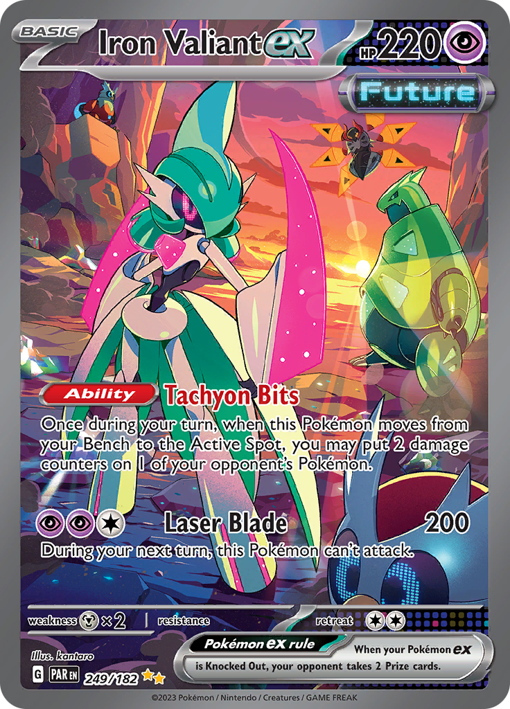 Iron Valiant ex (249/182) [Scarlet & Violet: Paradox Rift] | Mega City Incorporated