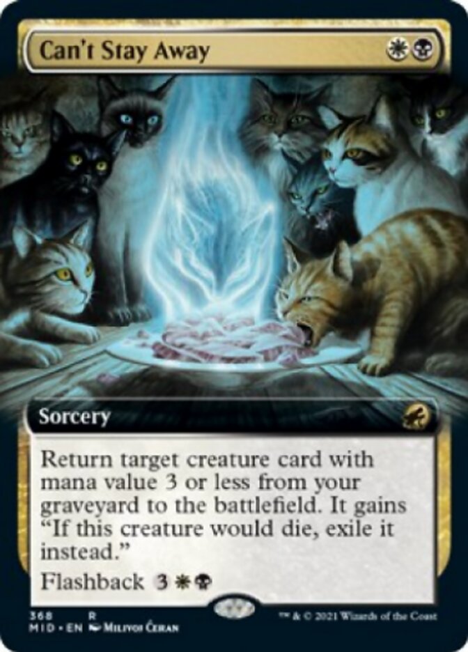 Can't Stay Away (Extended Art) [Innistrad: Midnight Hunt] | Mega City Incorporated