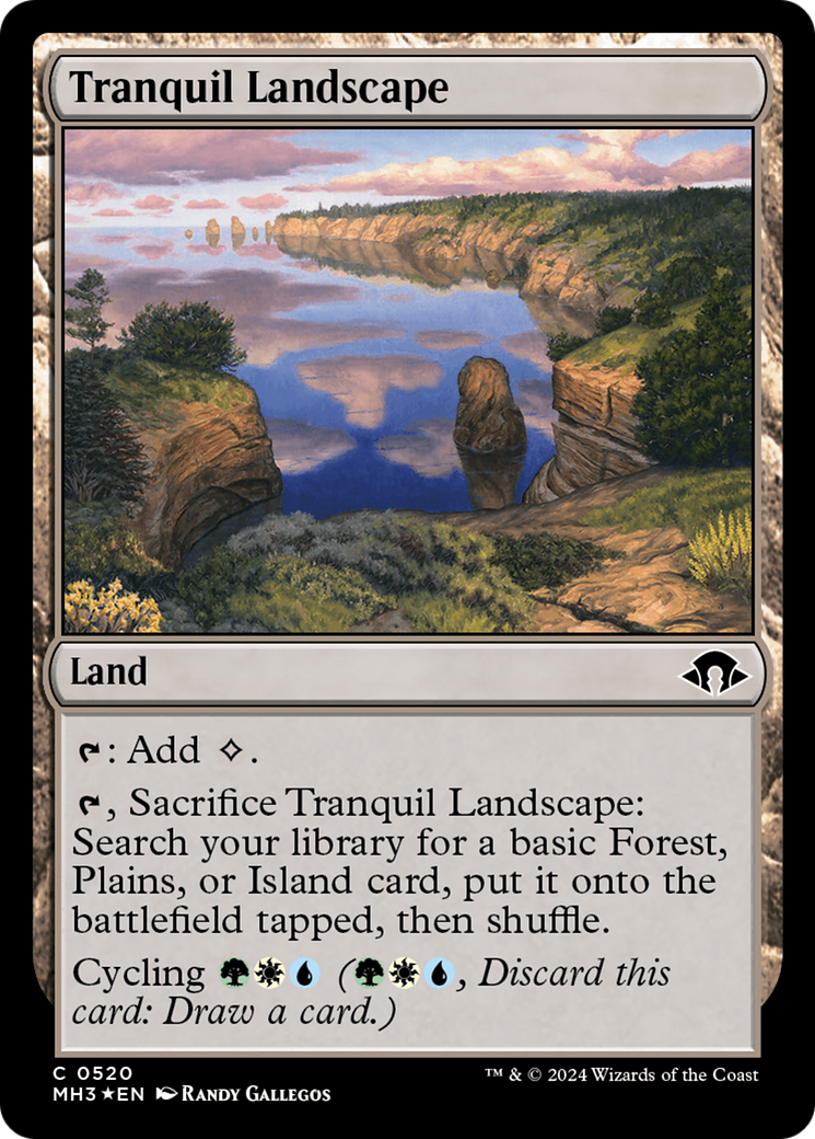 Tranquil Landscape (Ripple Foil) [Modern Horizons 3] | Mega City Incorporated