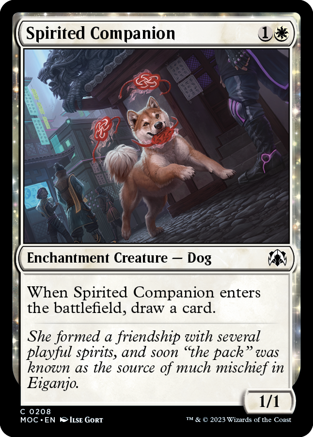 Spirited Companion [March of the Machine Commander] | Mega City Incorporated