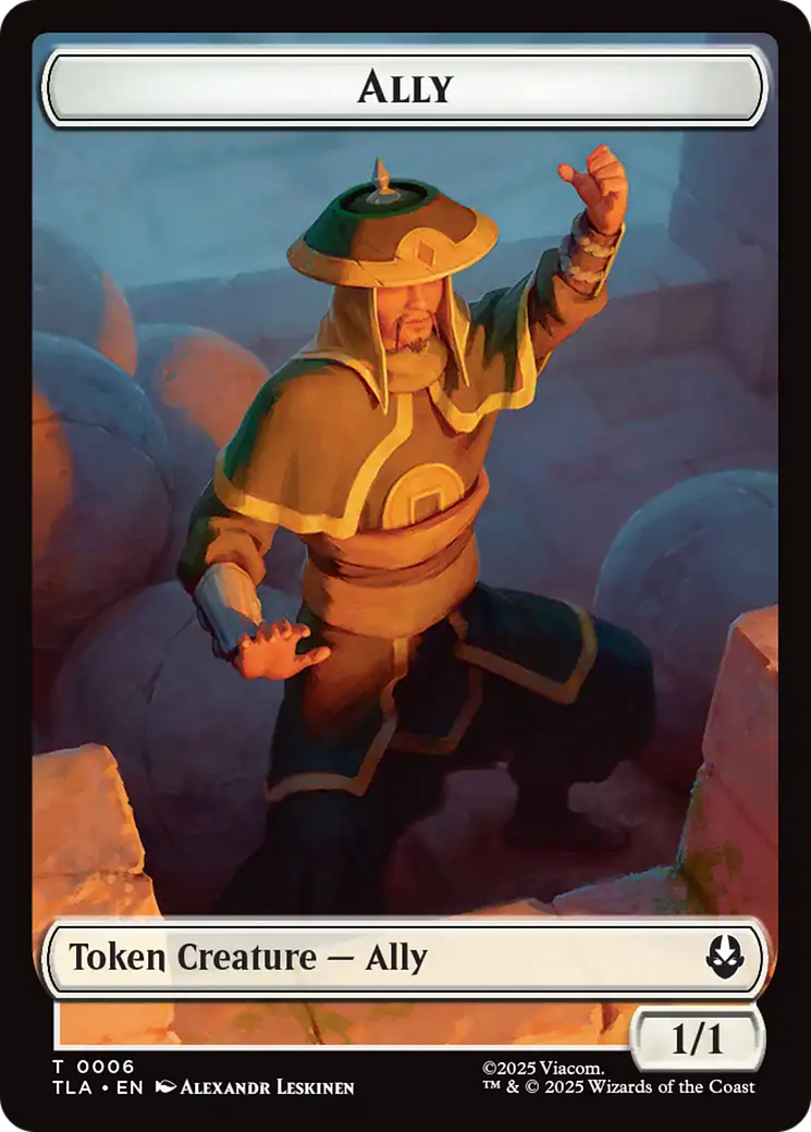 Ally (0006) // Bear Double-Sided Tokens [Avatar: The Last Airbender Tokens] | Mega City Incorporated