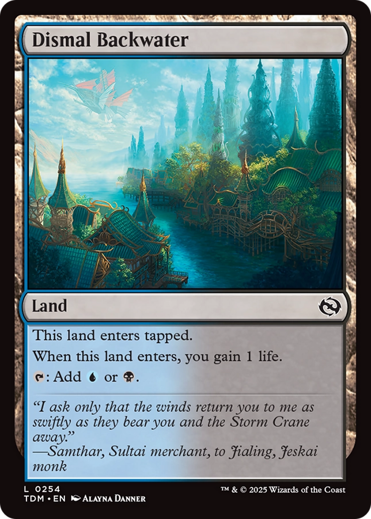 Dismal Backwater [Tarkir: Dragonstorm] | Mega City Incorporated