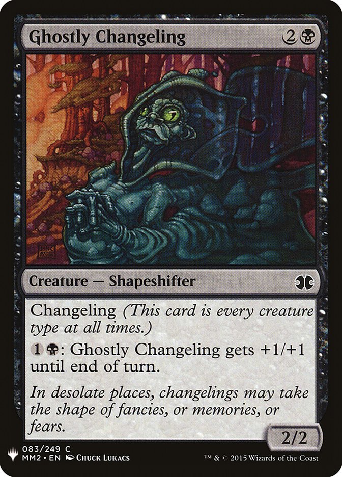 Ghostly Changeling [Mystery Booster] | Mega City Incorporated