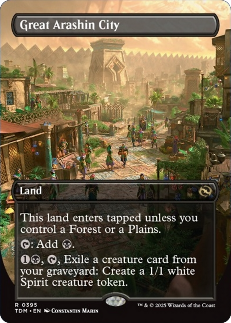 Great Arashin City (Borderless) [Tarkir: Dragonstorm] | Mega City Incorporated