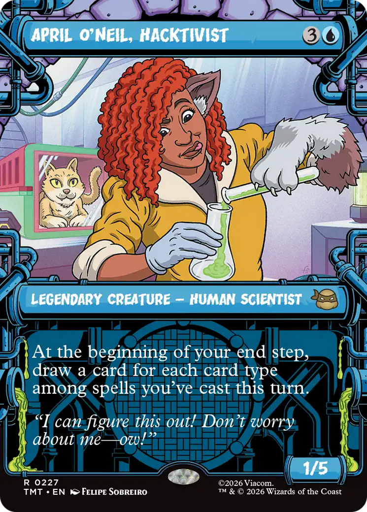 April O'Neil, Hacktivist (0227) (Showcase) [Teenage Mutant Ninja Turtles] | Mega City Incorporated