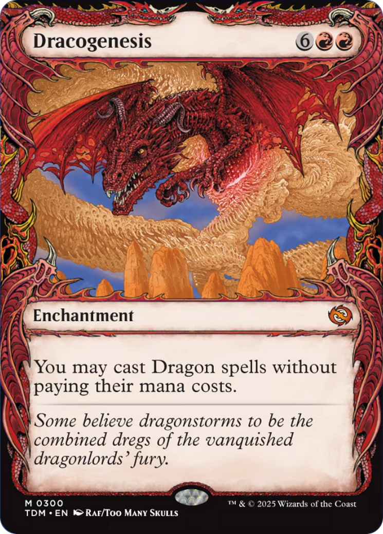 Dracogenesis (0300) (Showcase) [Tarkir: Dragonstorm] | Mega City Incorporated