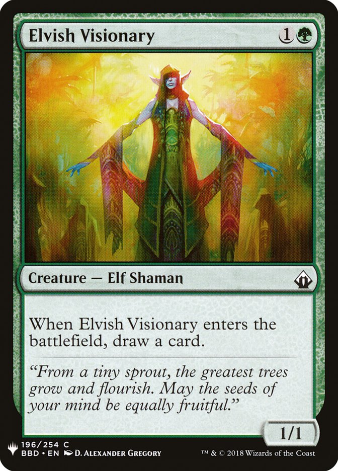Elvish Visionary [Mystery Booster] | Mega City Incorporated