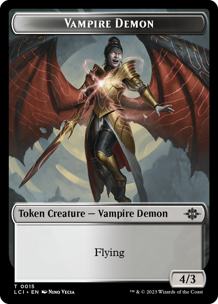 Vampire Demon Token [The Lost Caverns of Ixalan Tokens] | Mega City Incorporated