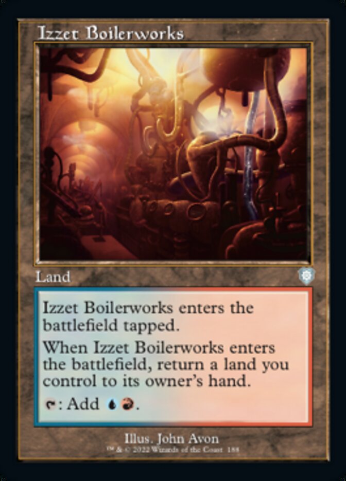 Izzet Boilerworks (Retro) [The Brothers' War Commander] | Mega City Incorporated