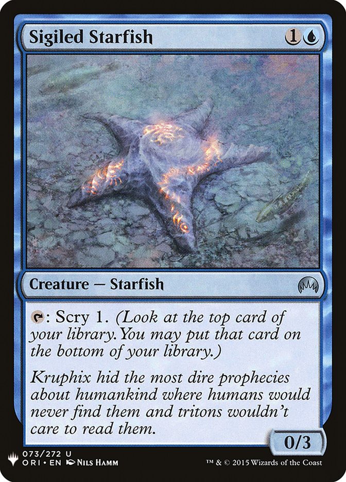 Sigiled Starfish [Mystery Booster] | Mega City Incorporated