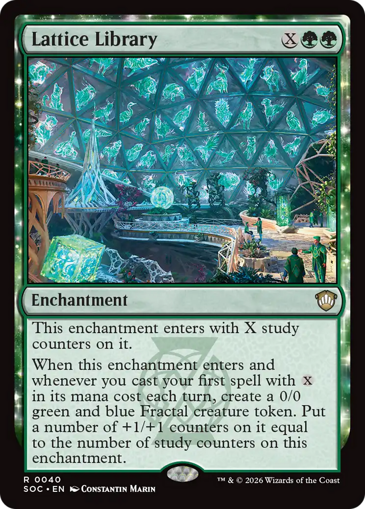 Lattice Library [Secrets of Strixhaven Commander] | Mega City Incorporated
