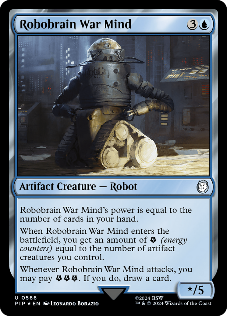 Robobrain War Mind (Surge Foil) [Fallout] | Mega City Incorporated