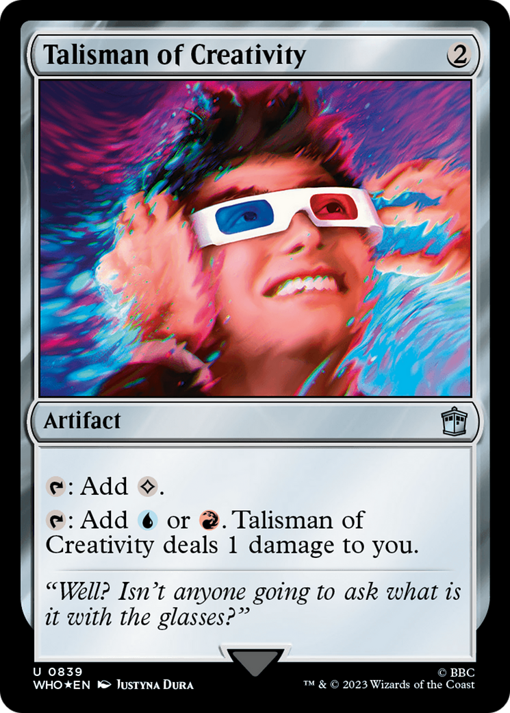 Talisman of Creativity (Surge Foil) [Doctor Who] | Mega City Incorporated