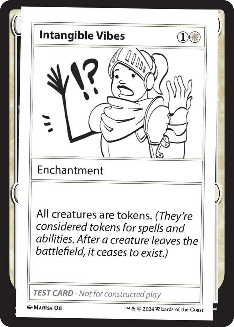 Intangible Vibes [Mystery Booster 2 Playtest Cards] | Mega City Incorporated