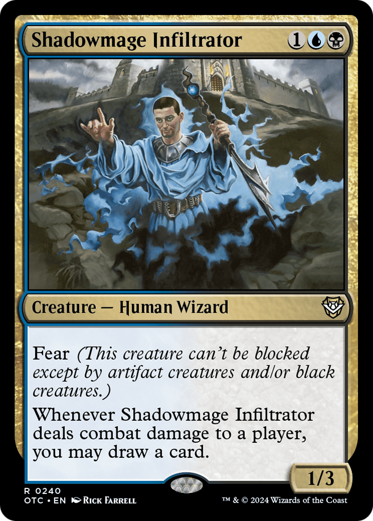 Shadowmage Infiltrator [Outlaws of Thunder Junction Commander] | Mega City Incorporated