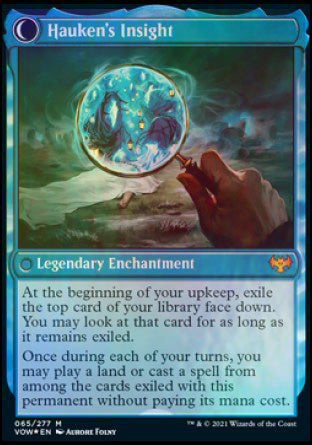 Jacob Hauken, Inspector // Hauken's Insight [Innistrad: Crimson Vow Prerelease Promos] | Mega City Incorporated