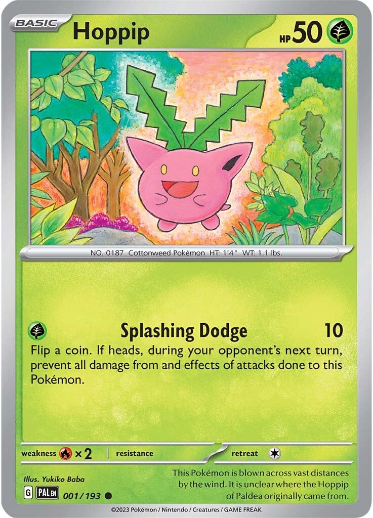 Hoppip (001/193) [Scarlet & Violet: Paldea Evolved] | Mega City Incorporated