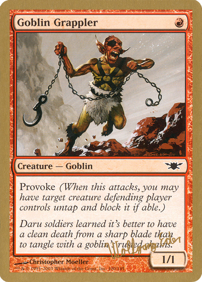 Goblin Grappler (Wolfgang Eder) [World Championship Decks 2003] | Mega City Incorporated